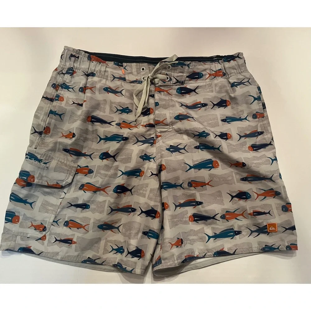 Quicksilver Waterman Collection Swim Shorts Trunks Size‎ Medium 7